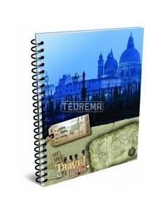 Cuaderno Mis Apuntes Travel A4 T/B C/Esp 80Hjs  Rayado