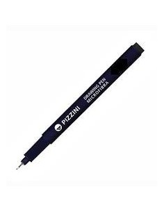 Marcador Perm. Pizzini Pta. Fina 1mm | Negro