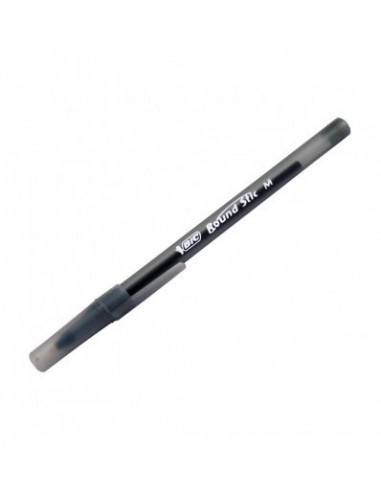 Bolígrafo BIC Round Stic Negro
