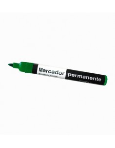 Marcador Pizzini Permanente Pta. Rda. Verde