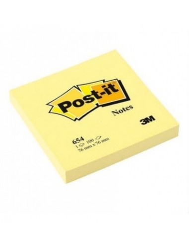 Notas Adhesivas Amarillas 76x76x100 | 12u