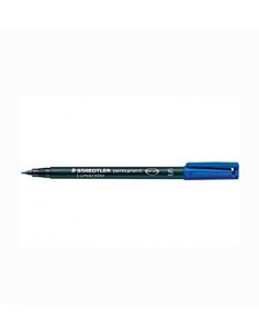 Marcador Perm. Staedtler Pta. Fina 1mm | Azul