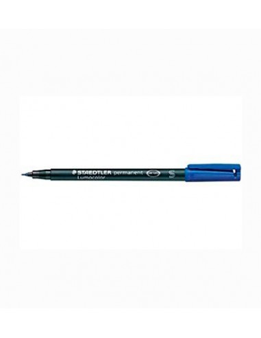 Marcador Perm. Staedtler Pta. Fina 1mm | Azul