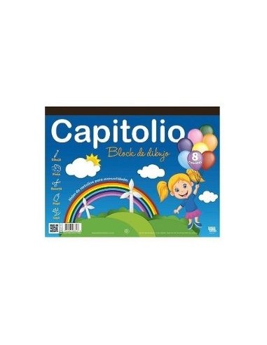 Block P/ Dibujo Capitolio x 24 Hjs | Blanco