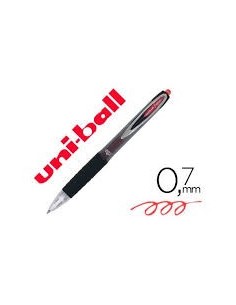 Bolígrafo Uni-Ball UB-157 0.7mm Rojo