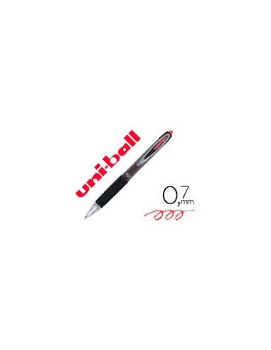 Bolígrafo Uni-Ball UB-157 0.7mm Rojo