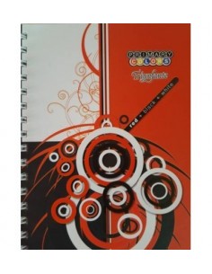Cuaderno Triunfante Flores A4 T/D C/Esp 120Hjs Rayado