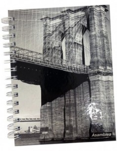 Cuaderno Asamblea CIUDADES 16x21 T/D C/Esp 96Hjs Ray