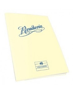 Cuaderno Rivadavia A5 Blanco T/D S/Esp 42Hjs Rayado