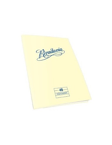 Cuaderno Rivadavia A5 Blanco T/D S/Esp 42Hjs...
