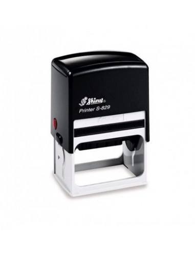 Sello Shiny S-829 Autom. 64x40mm. Negro
