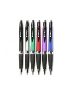 Boligrafo Micro Ziro Retractil Negro