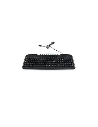 Teclado Verbatim Multimedia USB | Negro