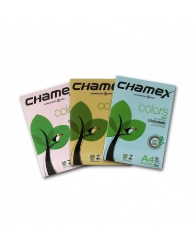 Resma A4 Chamex Rosa 75grs x 500hjs