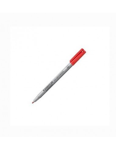 Marcador Perm. Staedtler Pta. Fina 1mm | Rojo