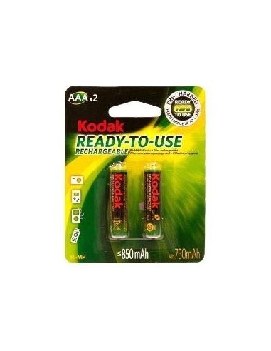 Pilas Kodak AAA Recargables 850mAh x 2 U