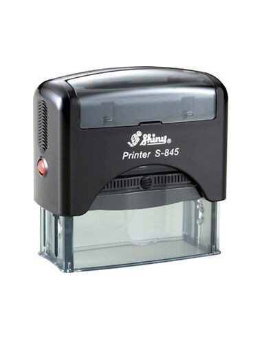 Sello Shiny S-845 Autom. 70x25mm. Negro