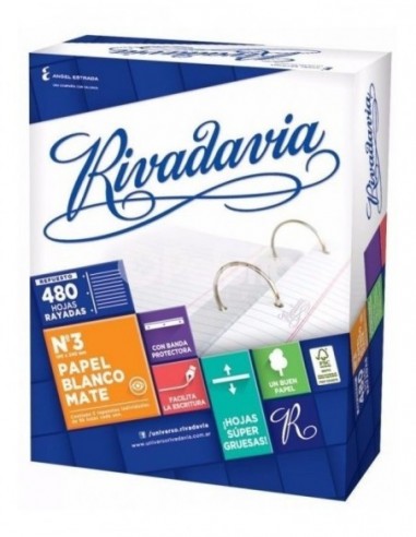 Repuesto Escolar x 480Hjs Rayado