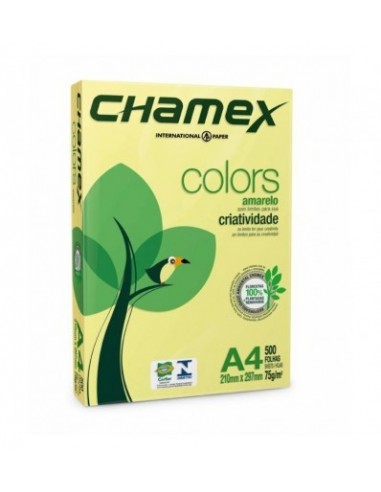 Resma A4 Chamex Amarilla 75grs x 500hjs
