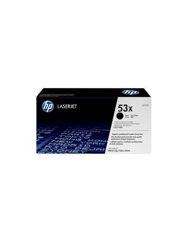 Toner HP LaserJet 53X | Q7553X | Negro