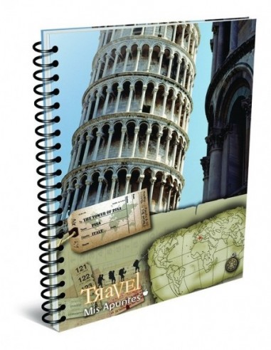 Cuaderno Mis Apuntes Travel 16x21 T/B C/Esp...