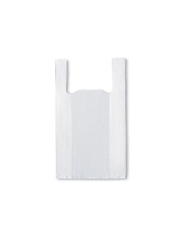 Bolsa Camiseta Baja Blanca 50x60 | 100 Unidades