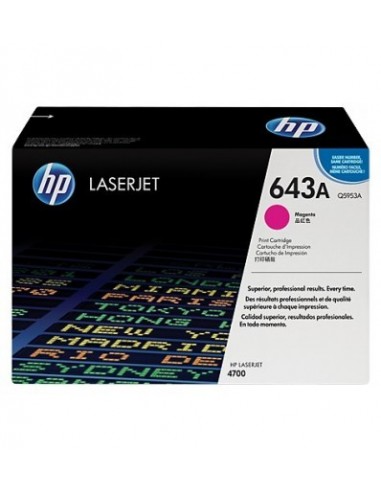 Toner HP 643A Color LaserJet | Q5953A | Magenta