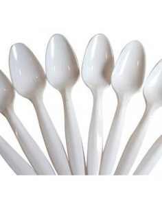 Cuchara Plastica Blanca  Sundae  x 1000 unidades