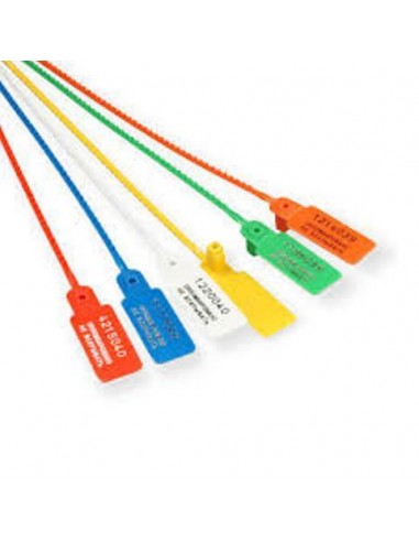 Precinto Numerado Plastico x 100 unidades