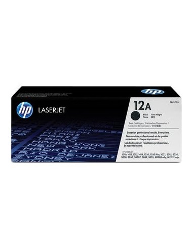Toner HP LaserJet 12A | Q2612A | Negro