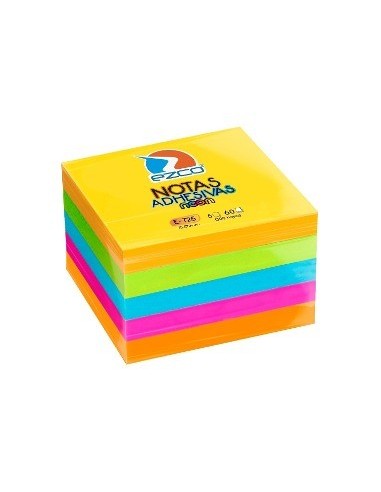 Notas Adhesivas Neon 76x76 400Hjs