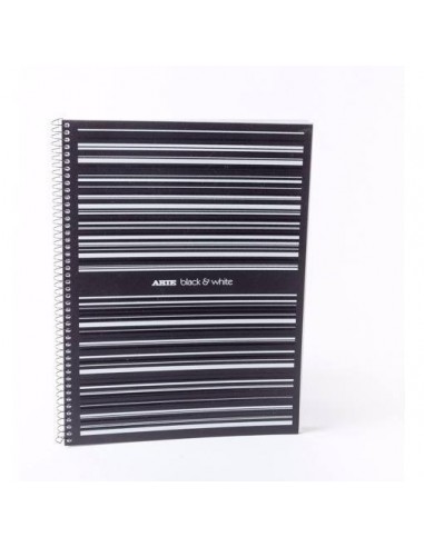 Cuaderno Arte B&W A4 T/F C/Esp 80Hjs Ray