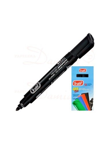 Marcador Permanente Red. Trabí 411 | Negro